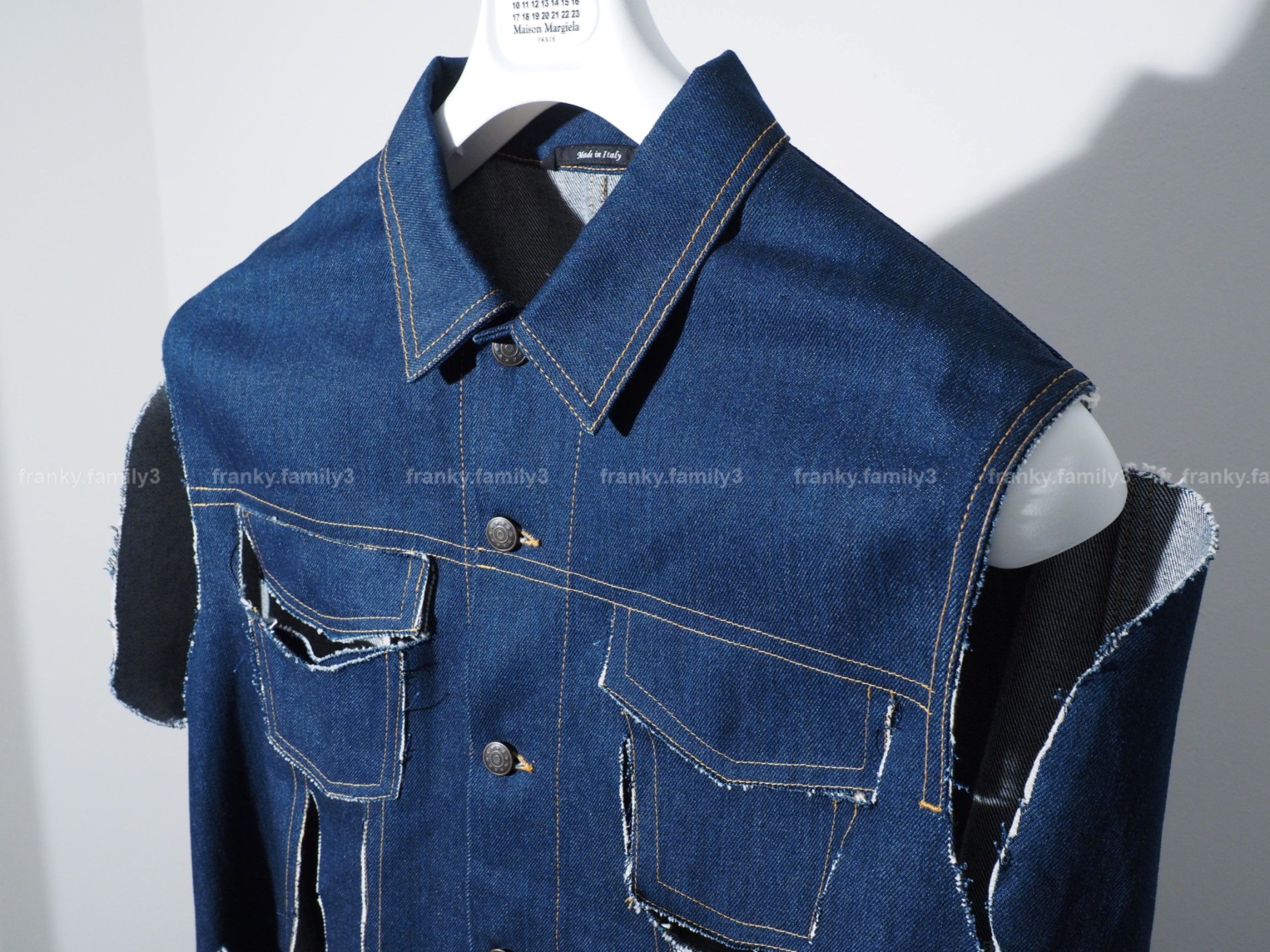 Maison Margiela Maison Margiela Long Denim Coat Destroyed oversize jacket Size US L / EU 52-54 / 3 - 10 Thumbnail