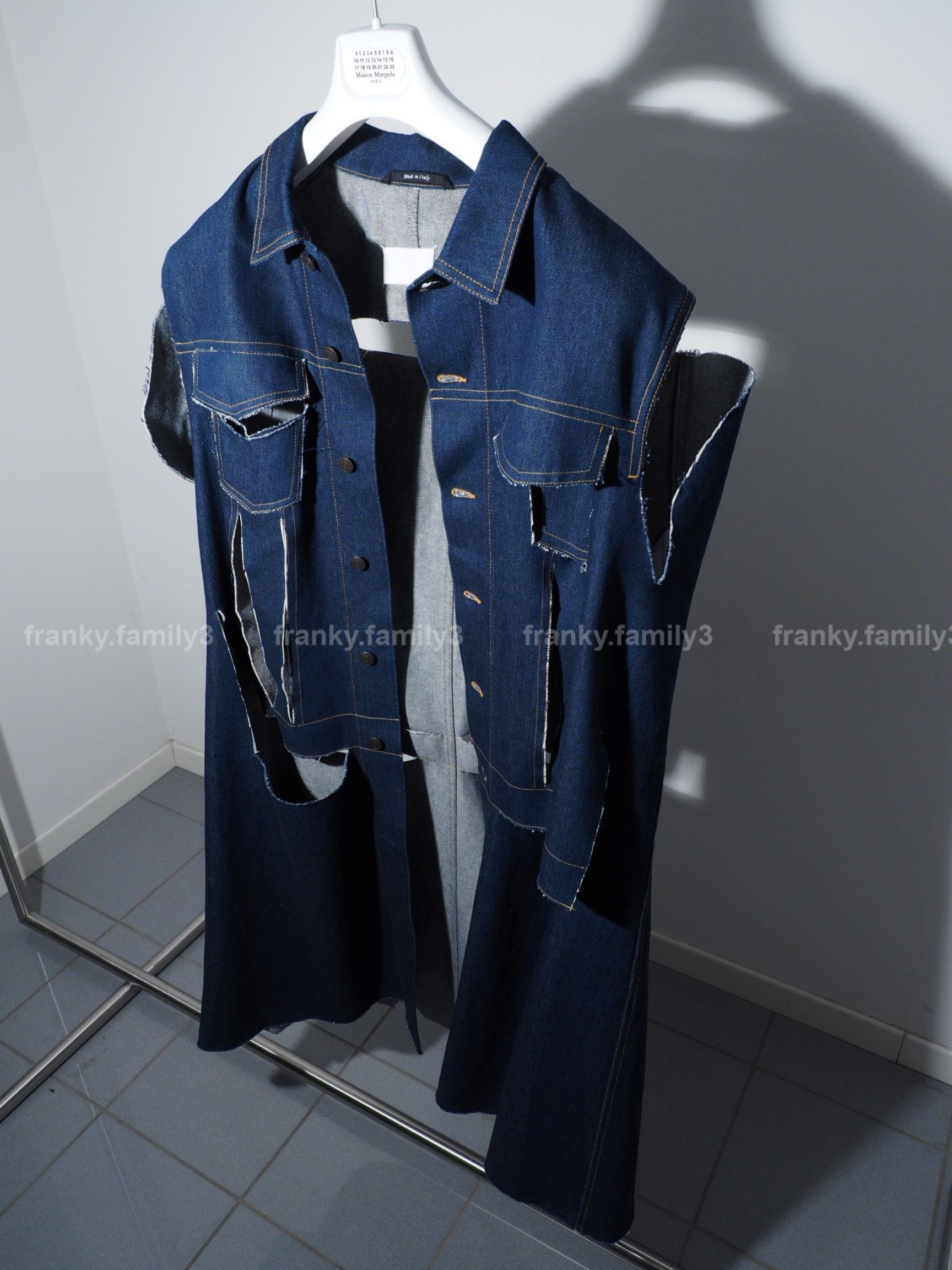 Maison Margiela Maison Margiela Long Denim Coat Destroyed oversize jacket Size US L / EU 52-54 / 3 - 7 Thumbnail
