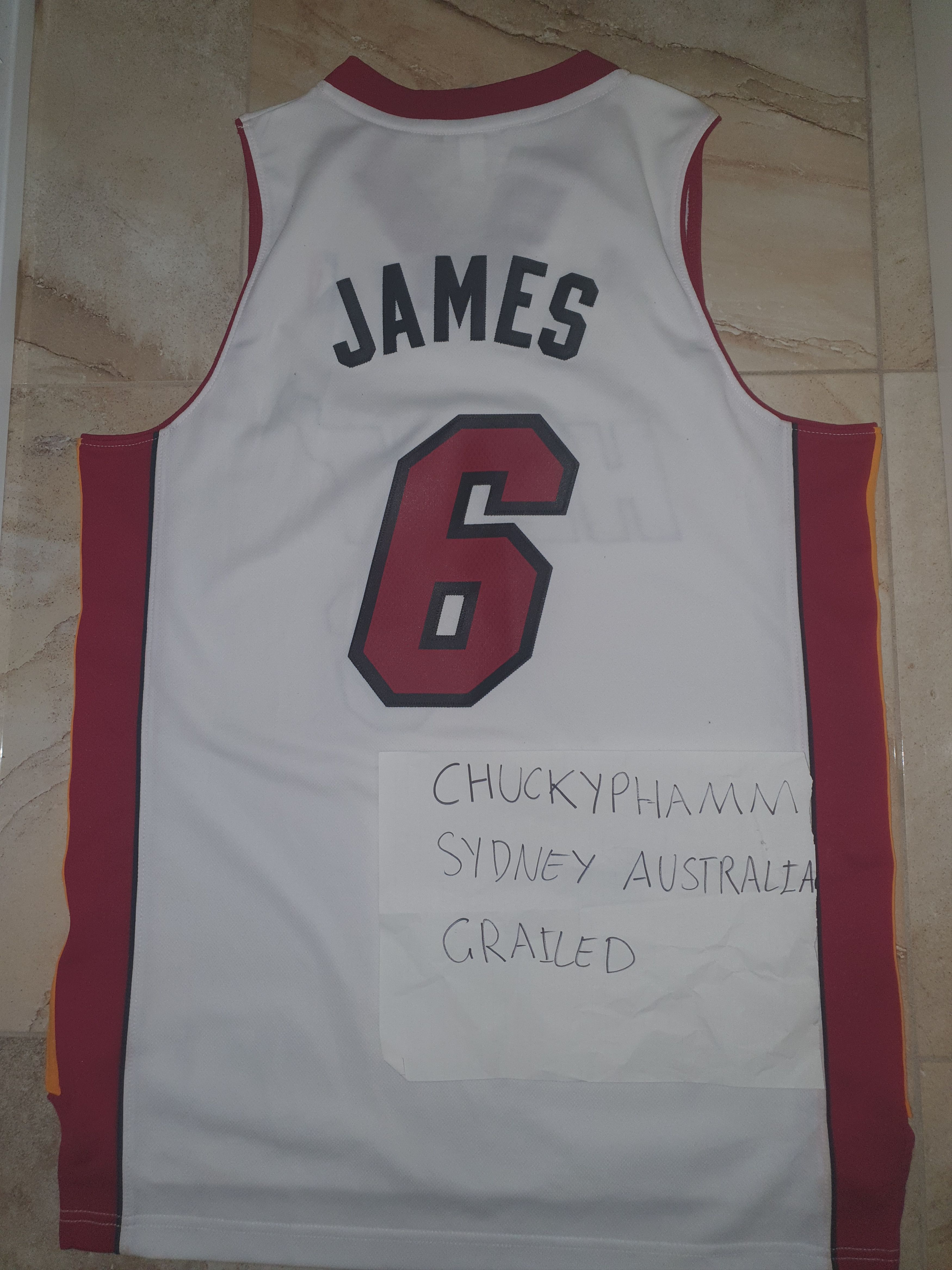 Adidas Lebron James Miami Heat Jersey White Grailed