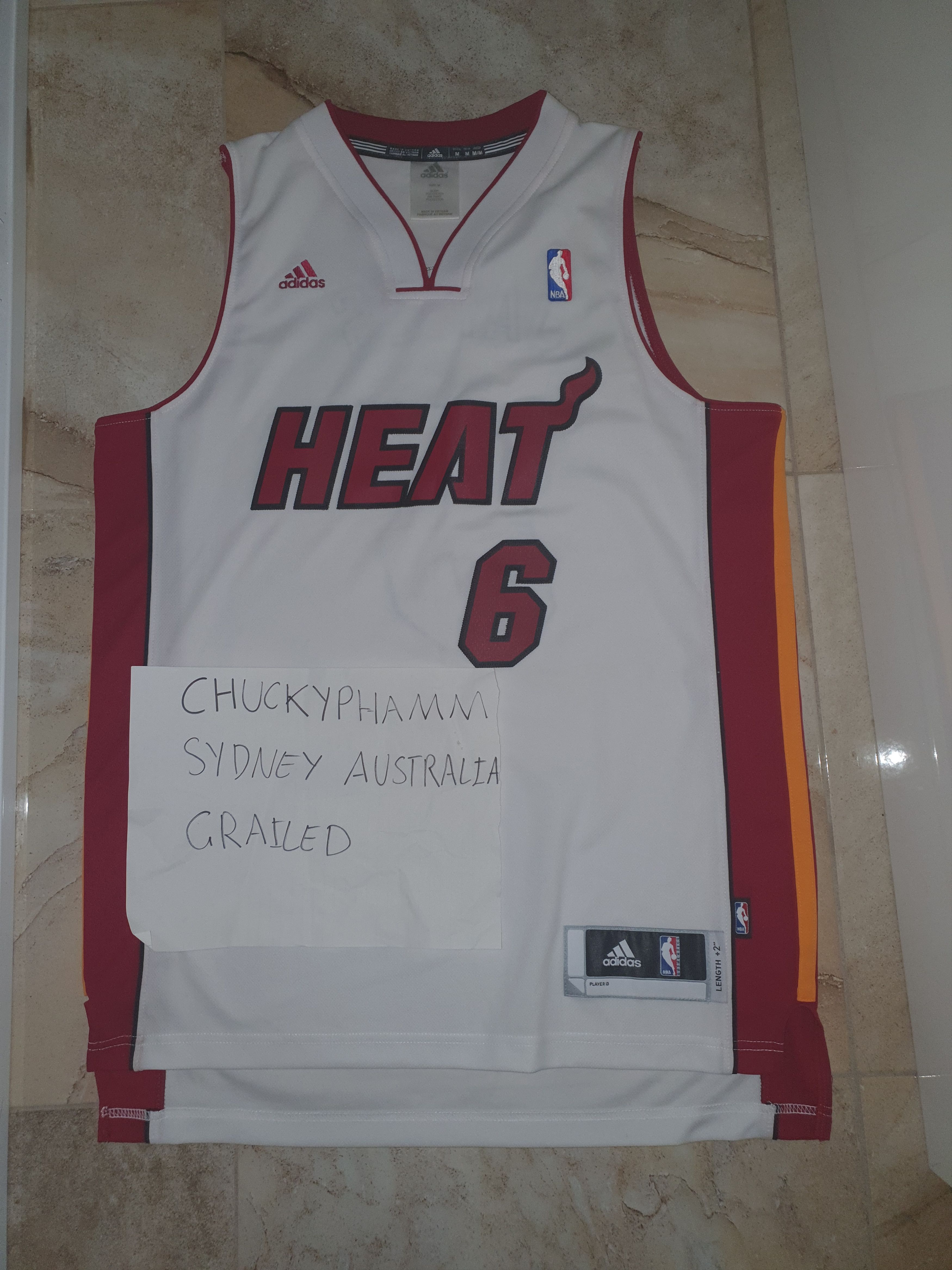 Lebron james miami heat jersey australia 2025