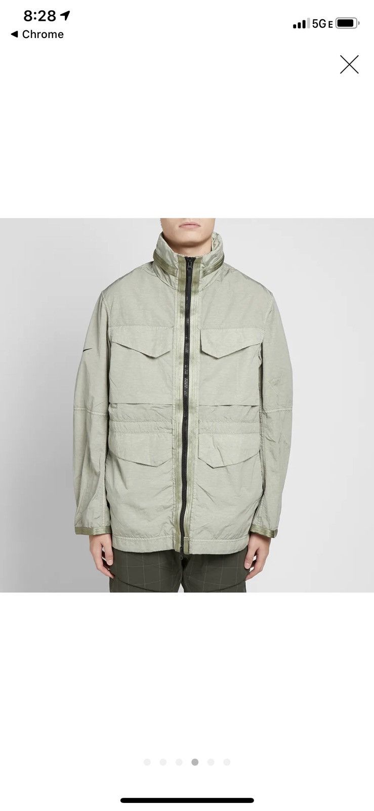 Nike Nike Tech Pack High Density M65 Jacket Jade Stone Black Size US M / EU 48-50 / 2 - 4 Thumbnail