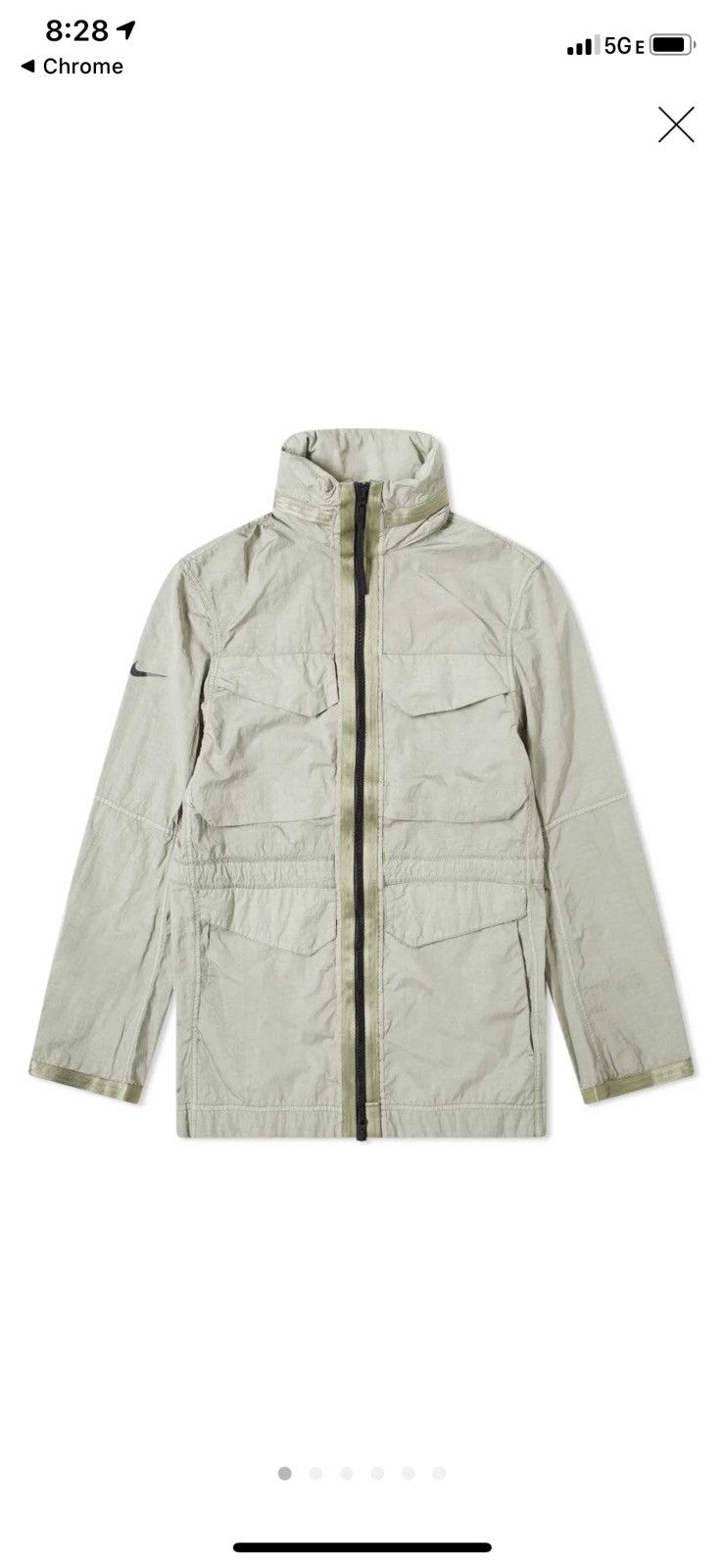 Nike Nike Tech Pack High Density M65 Jacket Jade Stone Black Size US M / EU 48-50 / 2 - 1 Thumbnail