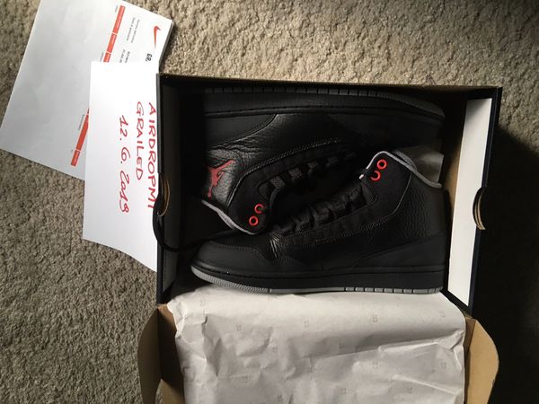 jordan executive black and red