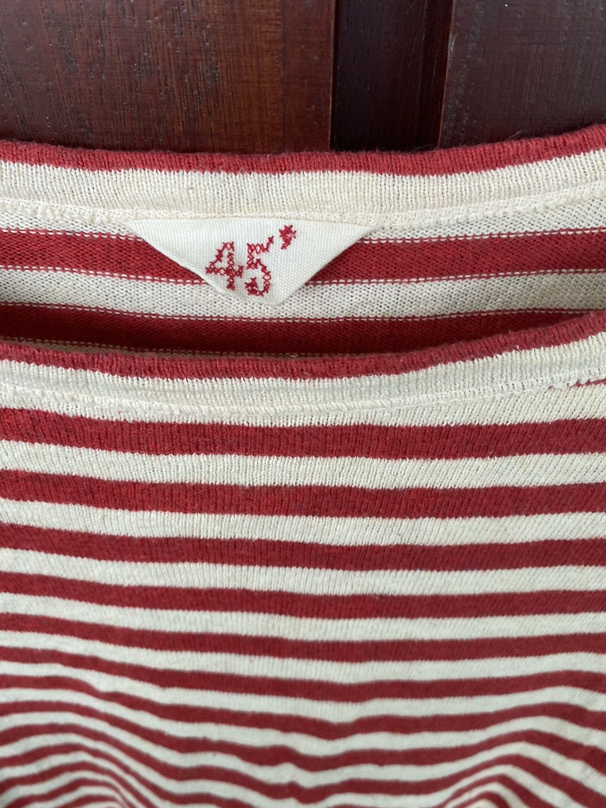 45rpm 45RPM STRIPE LONG SLEEVE T SHIRT ROCKABILLY Size US L / EU 52-54 / 3 - 3 Thumbnail