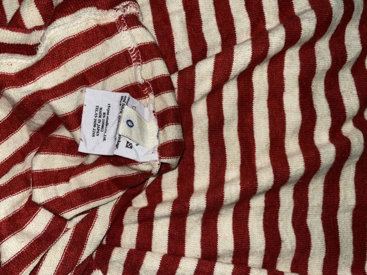45rpm 45RPM STRIPE LONG SLEEVE T SHIRT ROCKABILLY Size US L / EU 52-54 / 3 - 4 Thumbnail