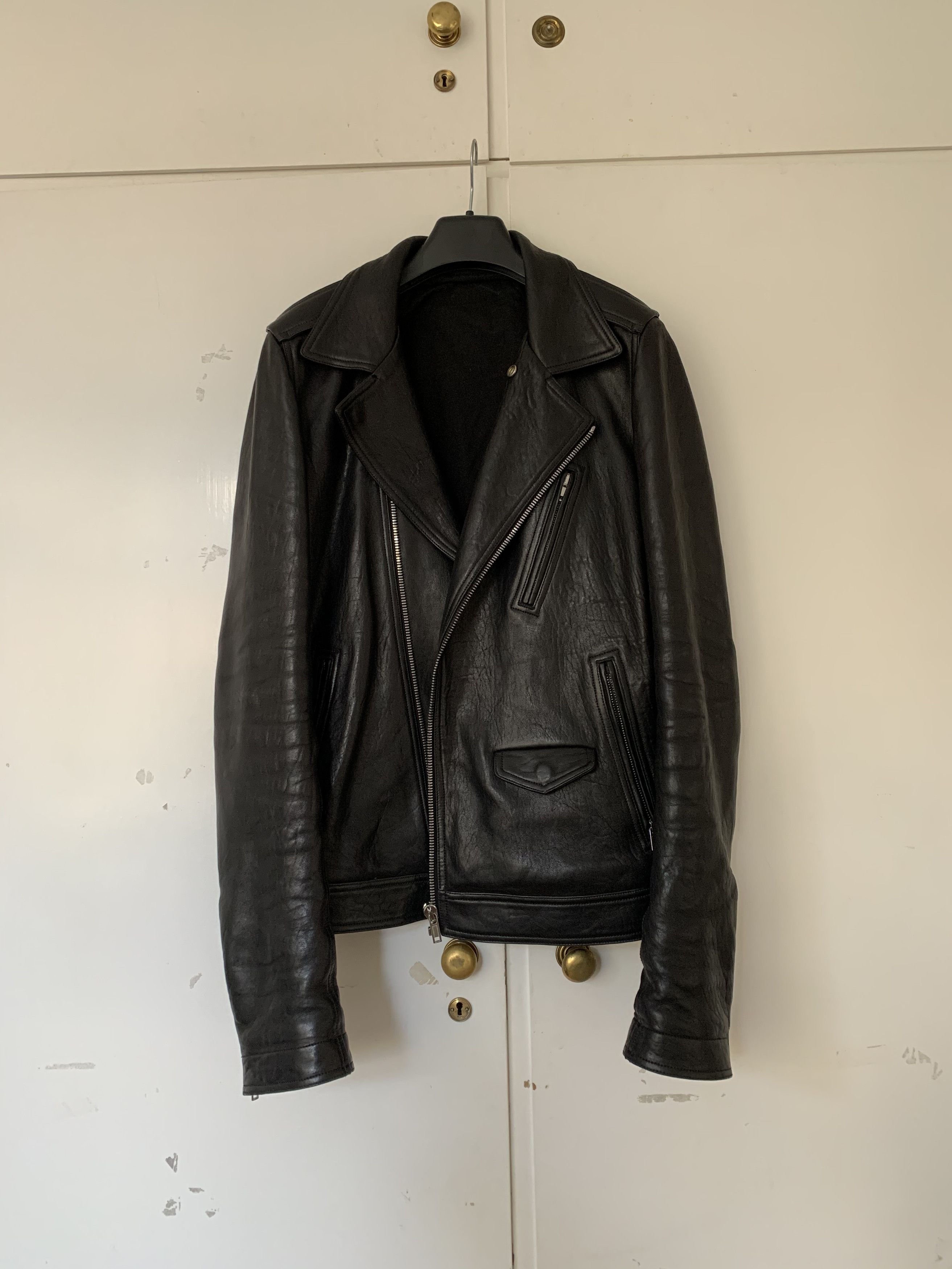 Rick Owens Rick Owens Stooges Leather Jacket | Grailed