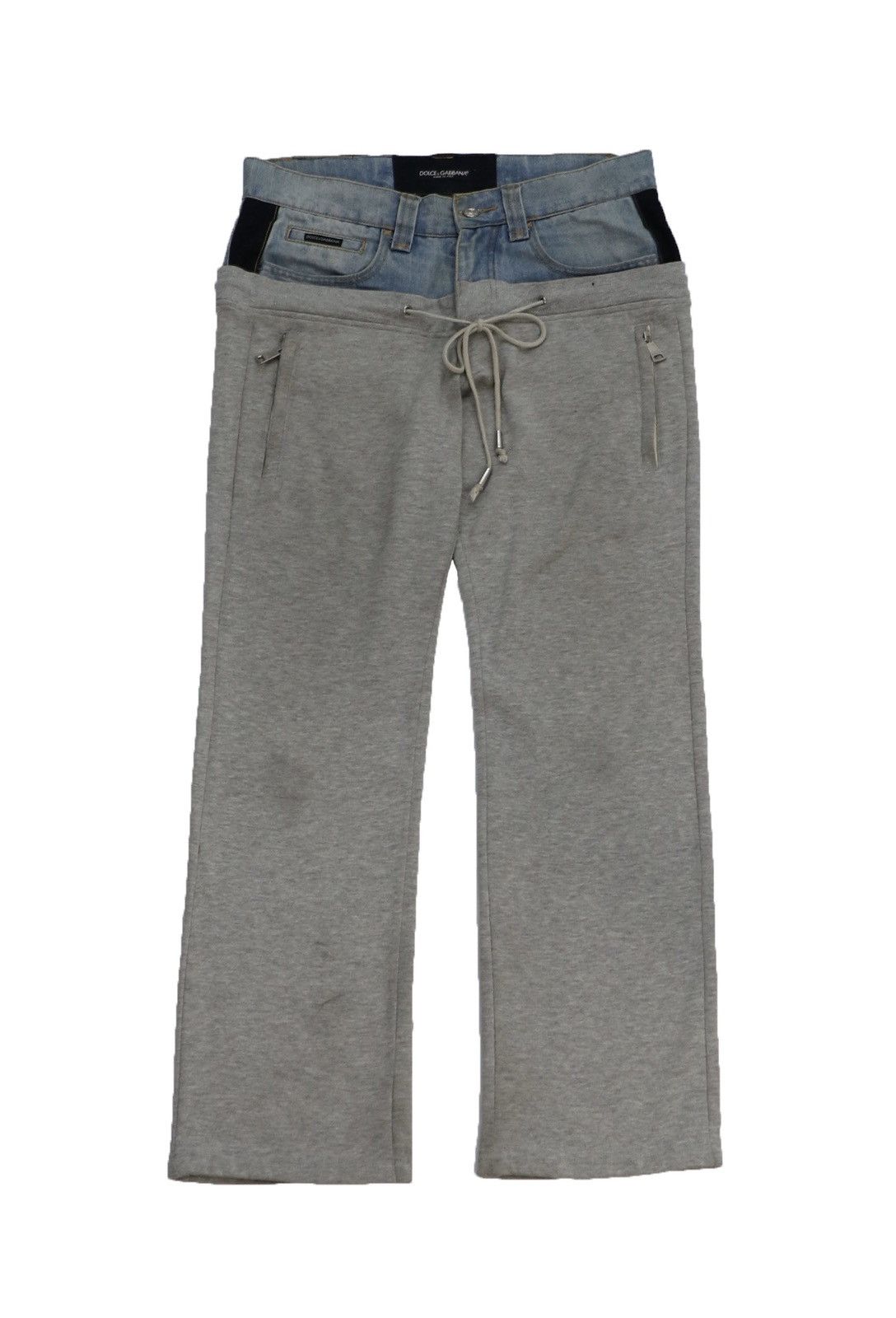 Dolce & Gabbana Dolce & Gabbana hybrid Denim Sweatpants | Grailed