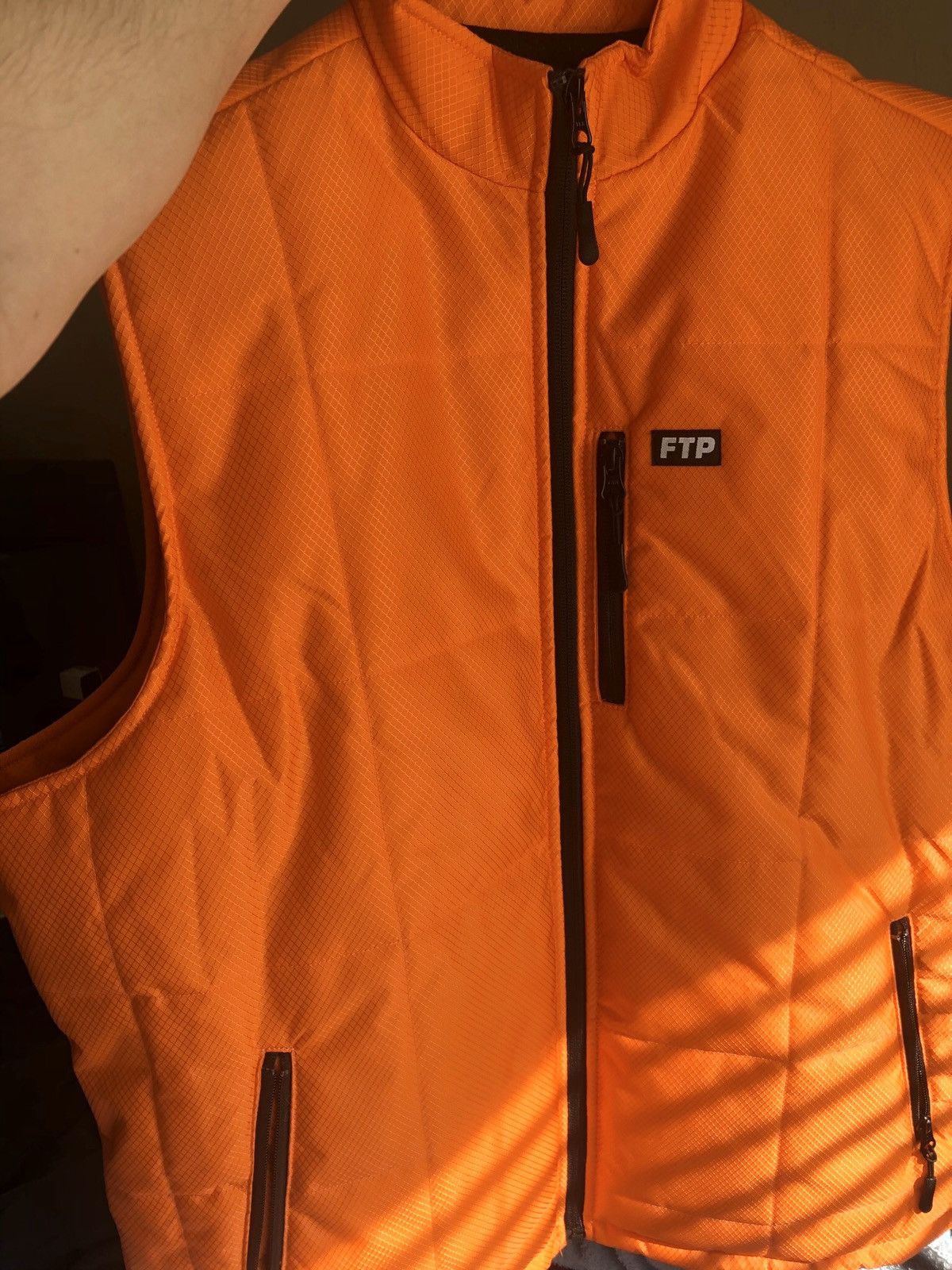Fuck The Population FTP Tape Vest Orange Grailed