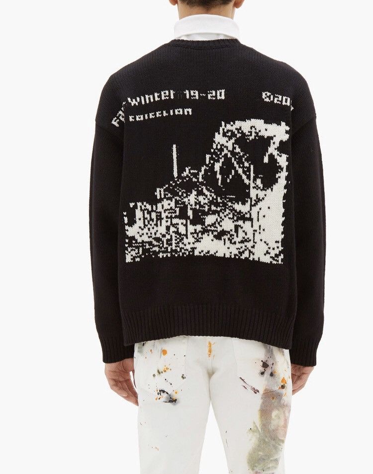 Off-White Off-White Ruined Factory Knit Sweater *WORN BY PLAYBOI CARTI |  Grailed