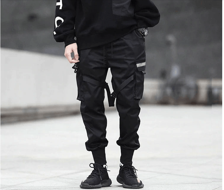Custom × Streetwear × Vintage Custom Techwear Bondage Cargo