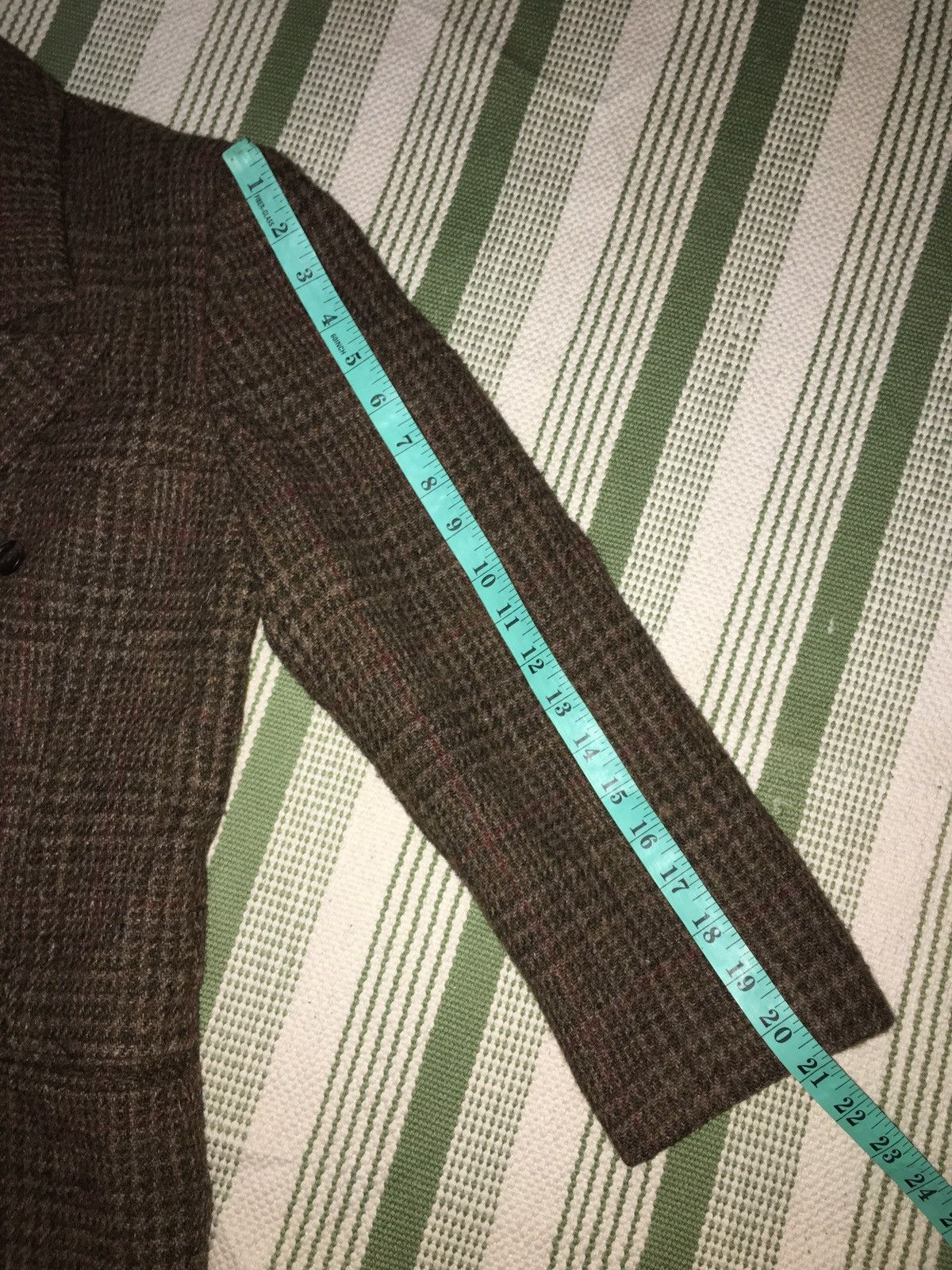 Designer × Polo Ralph Lauren Polo ralph lauren wool checkerboard blazer/coat Size 38S - 13 Thumbnail