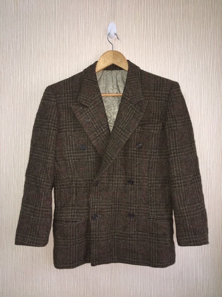 Designer × Polo Ralph Lauren Polo ralph lauren wool checkerboard blazer/coat Size 38S - 1 Thumbnail