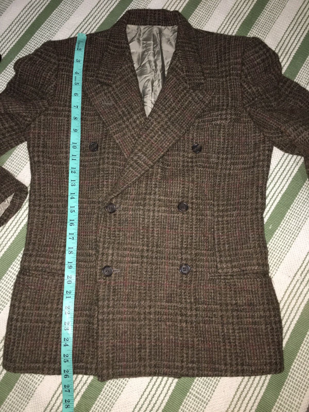 Designer × Polo Ralph Lauren Polo ralph lauren wool checkerboard blazer/coat Size 38S - 12 Thumbnail