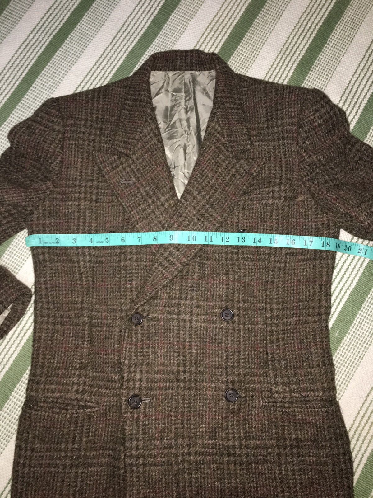 Designer × Polo Ralph Lauren Polo ralph lauren wool checkerboard blazer/coat Size 38S - 11 Thumbnail