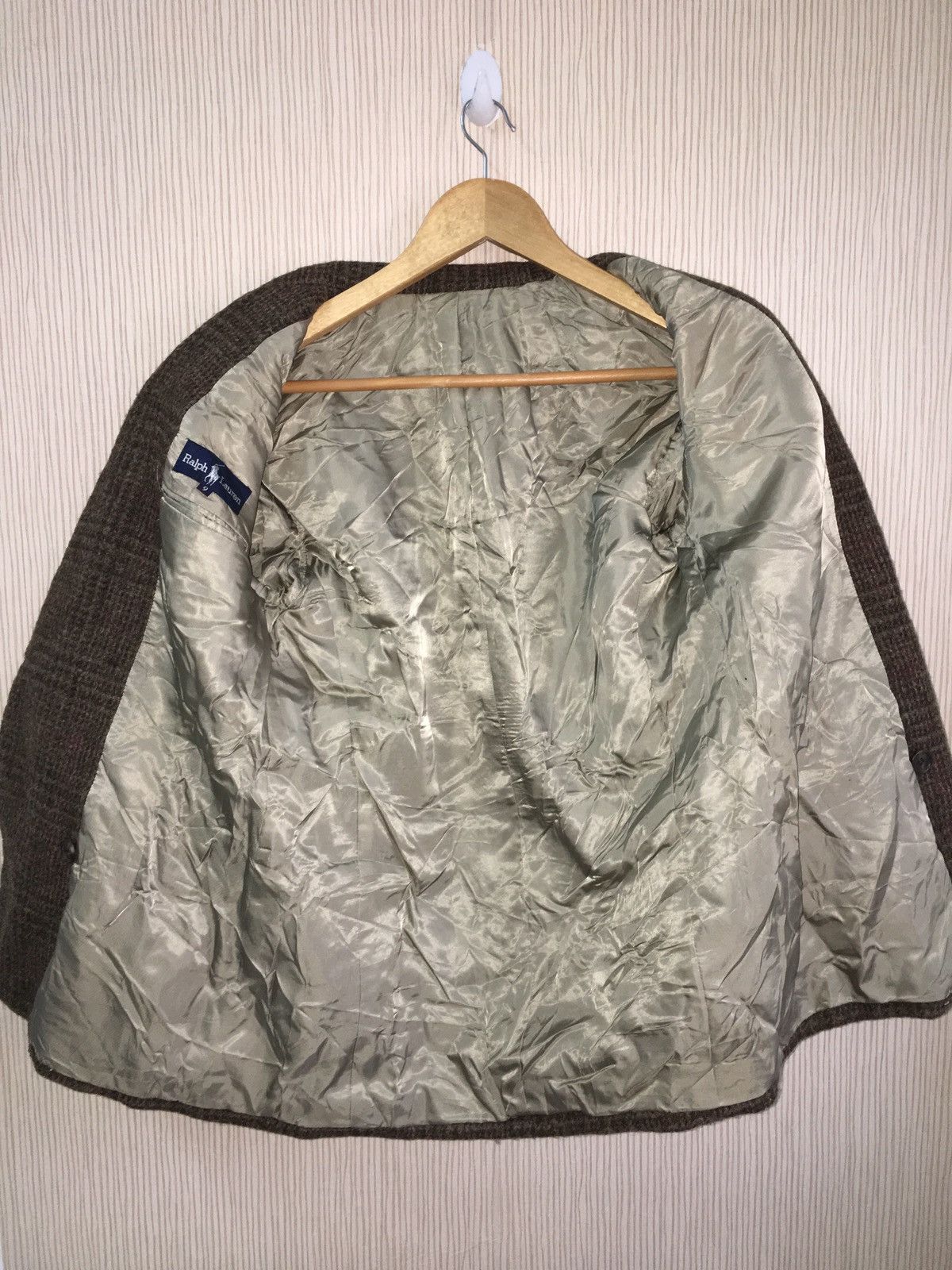Designer × Polo Ralph Lauren Polo ralph lauren wool checkerboard blazer/coat Size 38S - 8 Thumbnail