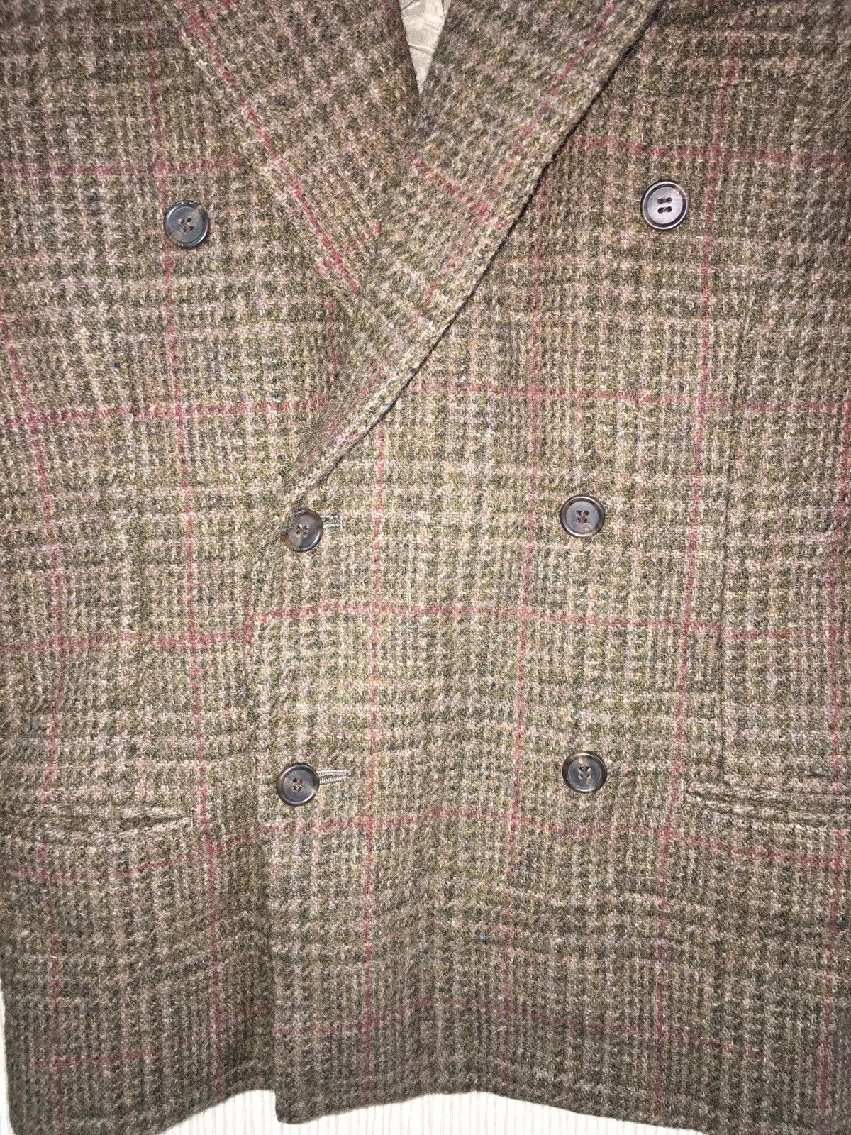 Designer × Polo Ralph Lauren Polo ralph lauren wool checkerboard blazer/coat Size 38S - 6 Thumbnail