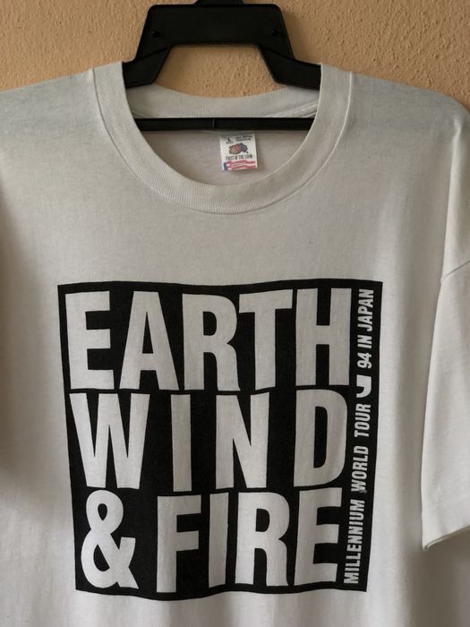 Vintage Vintage 90s Earth Wind & Fire 94 World Tour Tee | Grailed