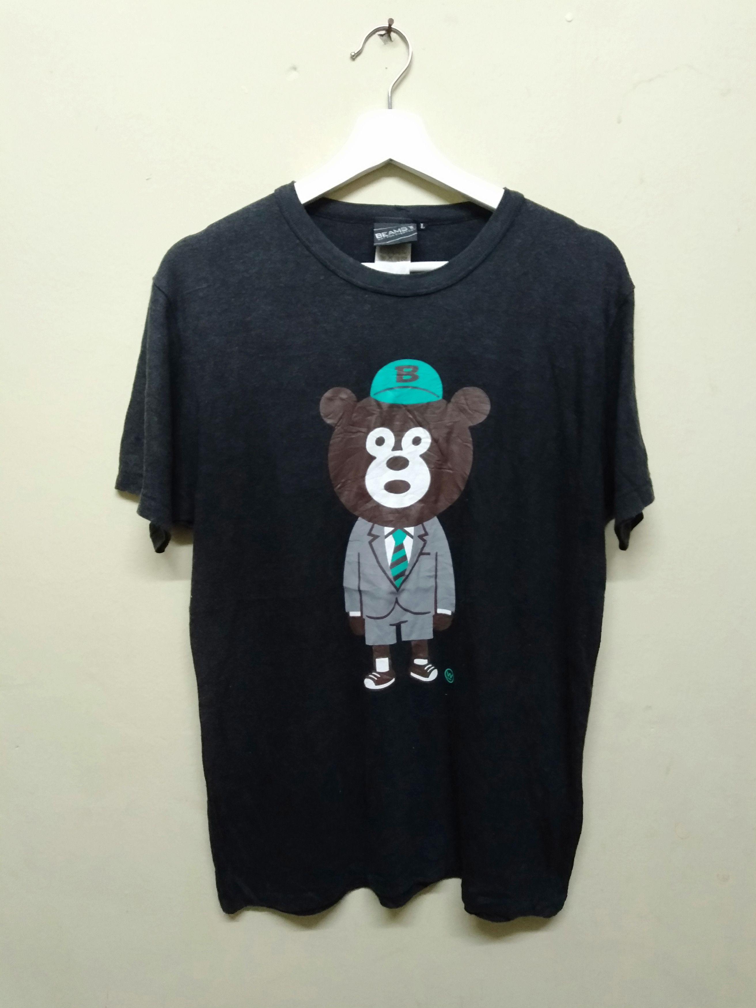 Beams Plus Beams Bear Big Logo Tshirt | Grailed