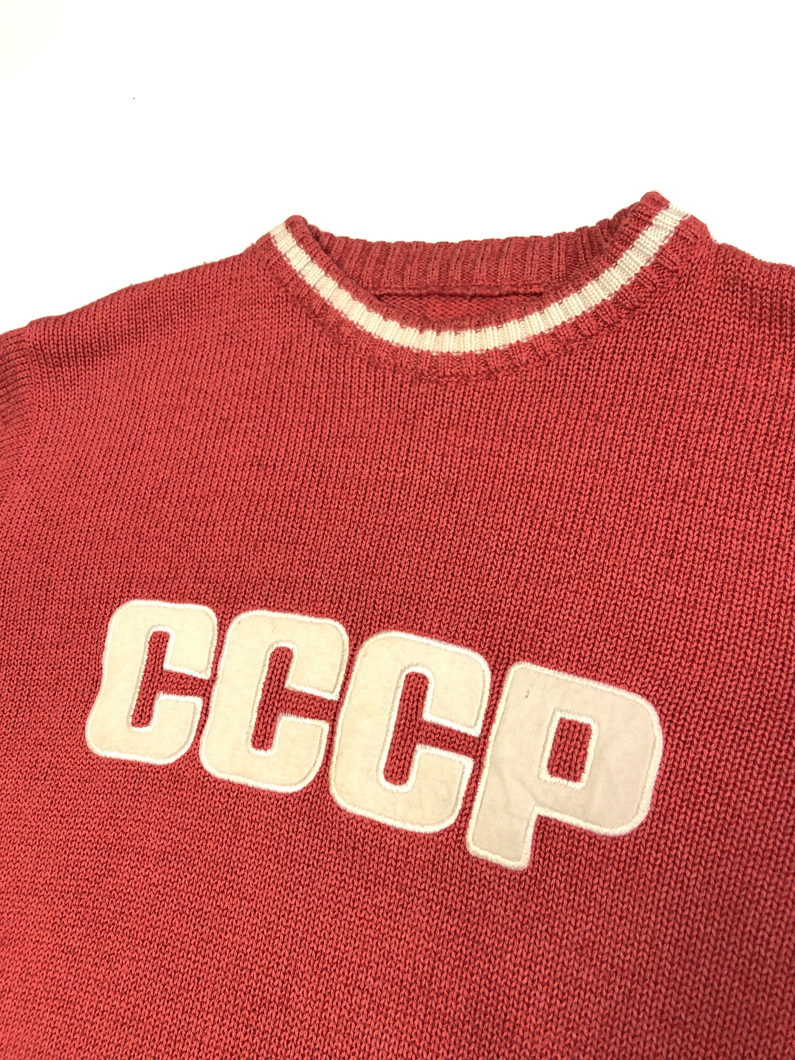 Cccp × Russia × Vintage Vintage 80s CCCP Soviet Union Knitted 