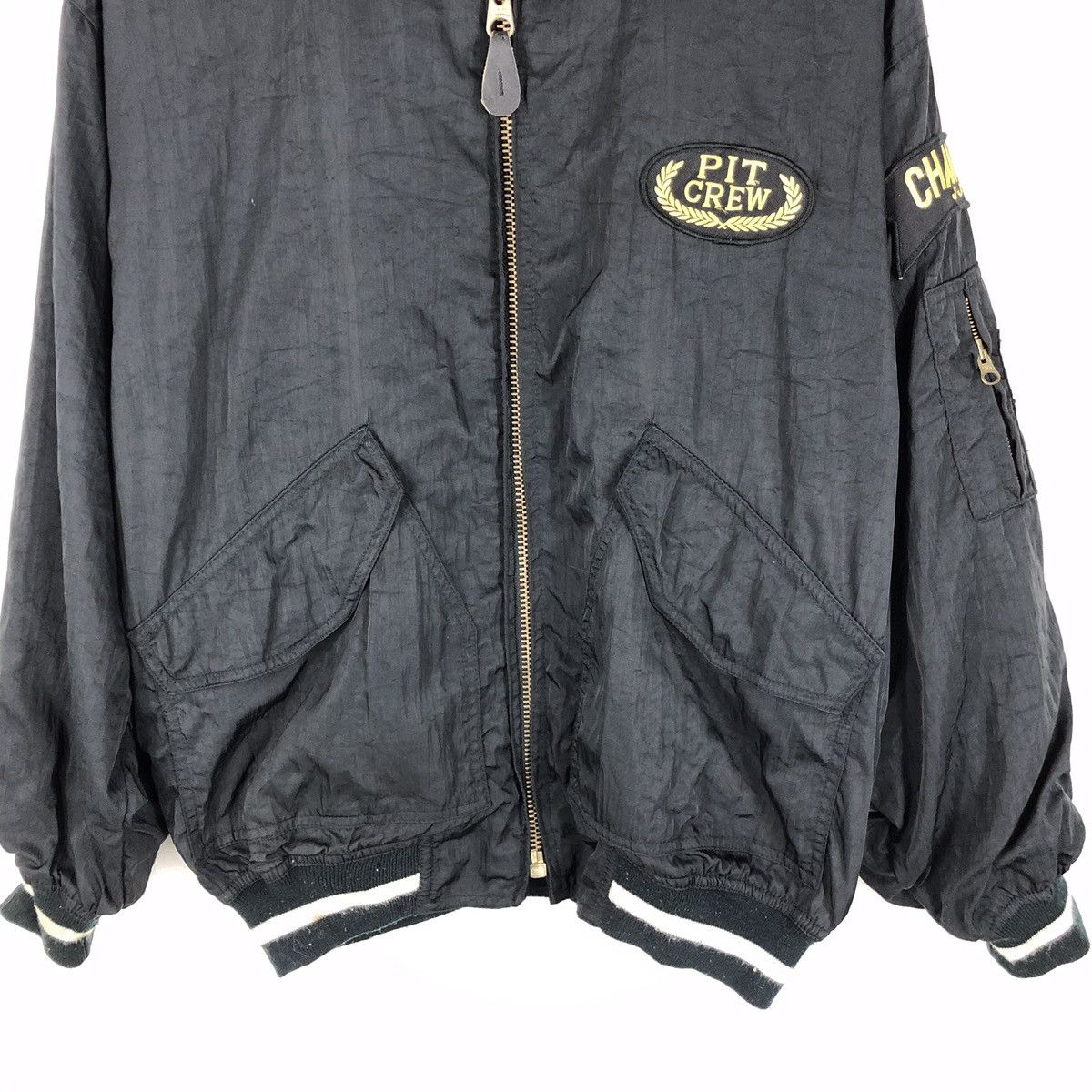 Japanese Brand RARE VINTAGE PIT CREW CHAMPION JJC Size US L / EU 52-54 / 3 - 4 Thumbnail