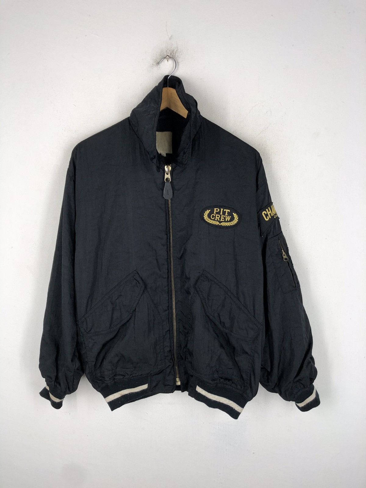 Japanese Brand RARE VINTAGE PIT CREW CHAMPION JJC Size US L / EU 52-54 / 3 - 1 Thumbnail