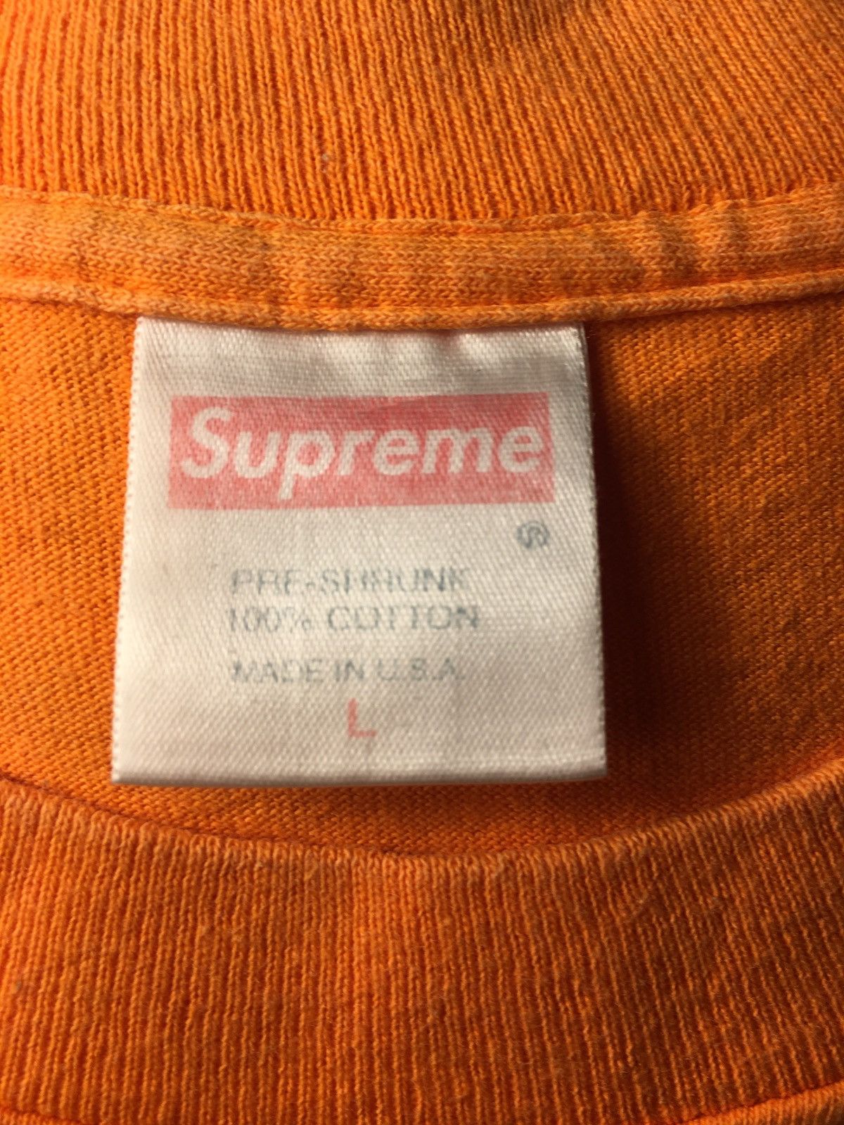 Supreme 1999 Supreme Clientele Tee Orange Large Wu-Tang Collab Clan Size US L / EU 52-54 / 3 - 2 Thumbnail