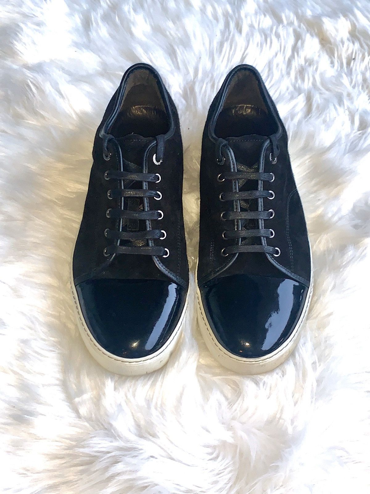 Lanvin Lanvin Cap Toe DBB1 SUEDE CALFSKIN SNEAKER Grailed