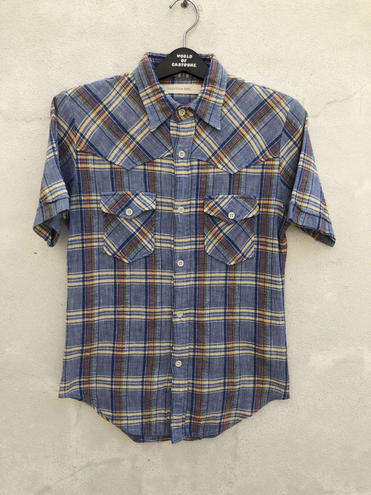 Flannel Western Double Pocket Flannel Size US S / EU 44-46 / 1 - 1 Thumbnail