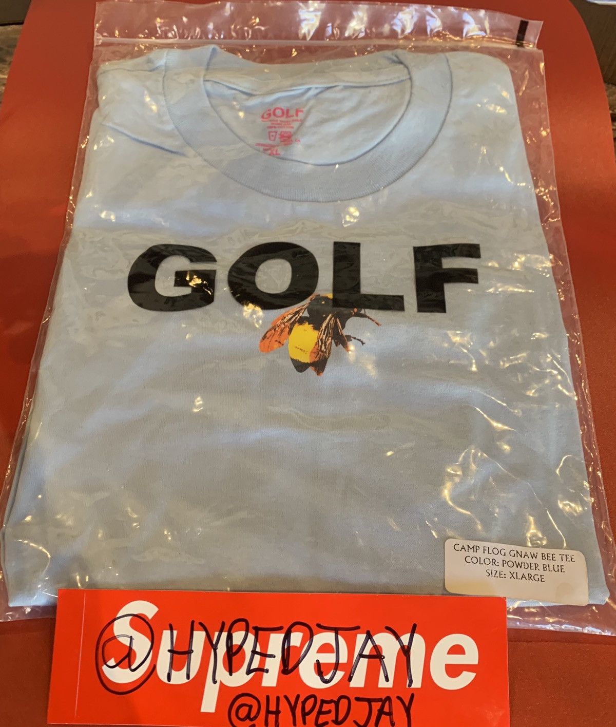 Golf Wang Golf Camp Flog Gnaw Bee Tee | Grailed