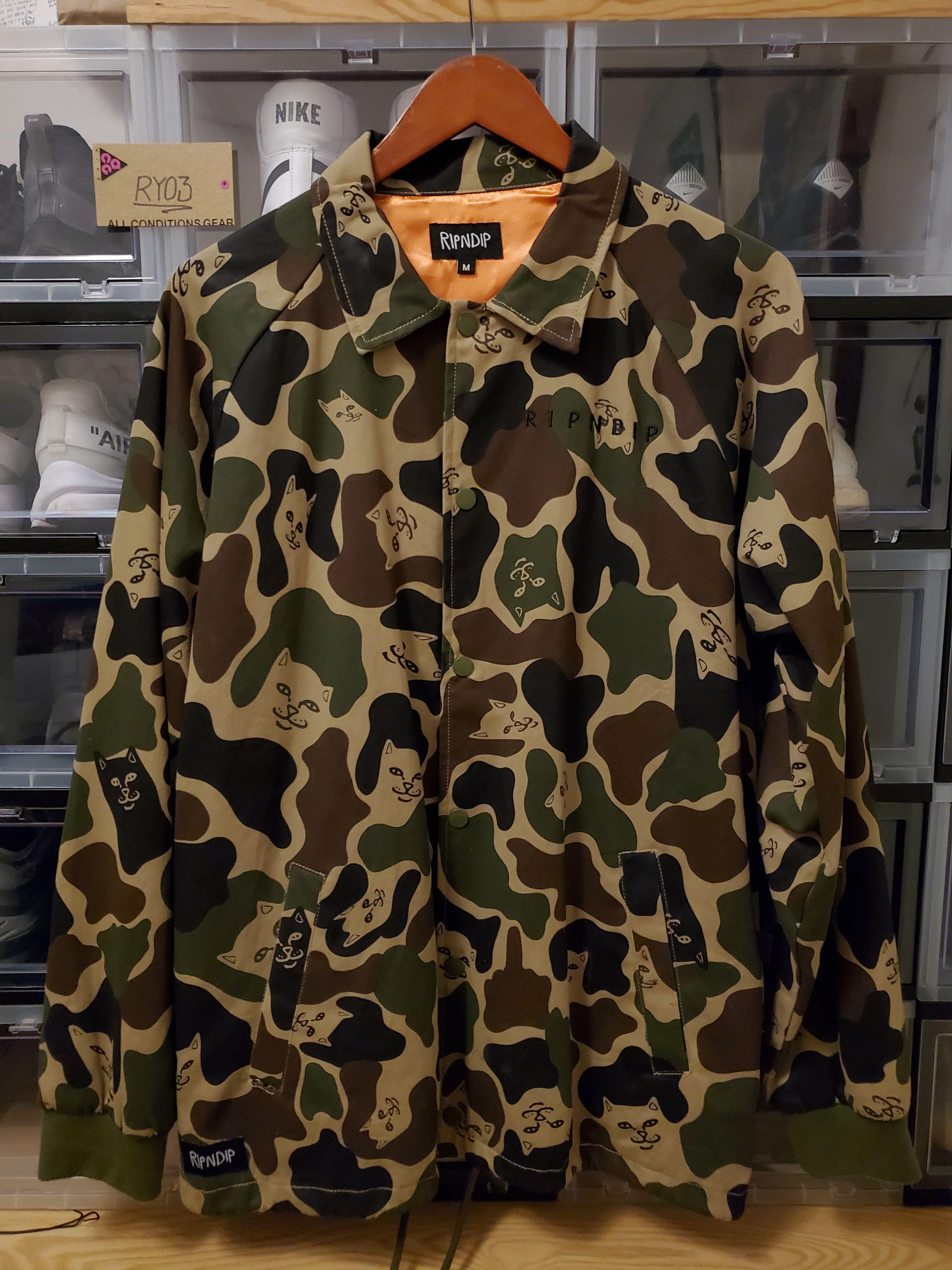 Rip N Dip Rip N Dip Cat Camo Jacket Grailed