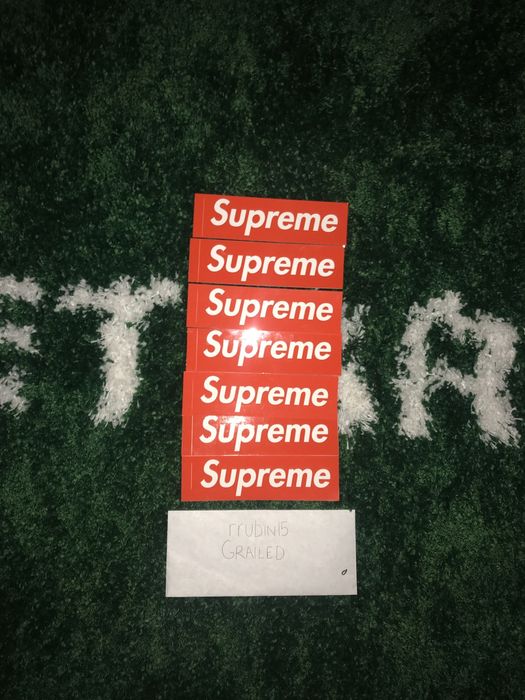 Supreme Supreme Red Box Logo Sticker Grailed