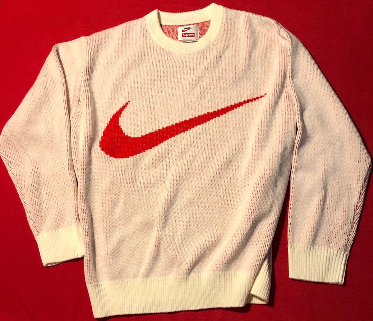 Supreme nike knit on sale sweater