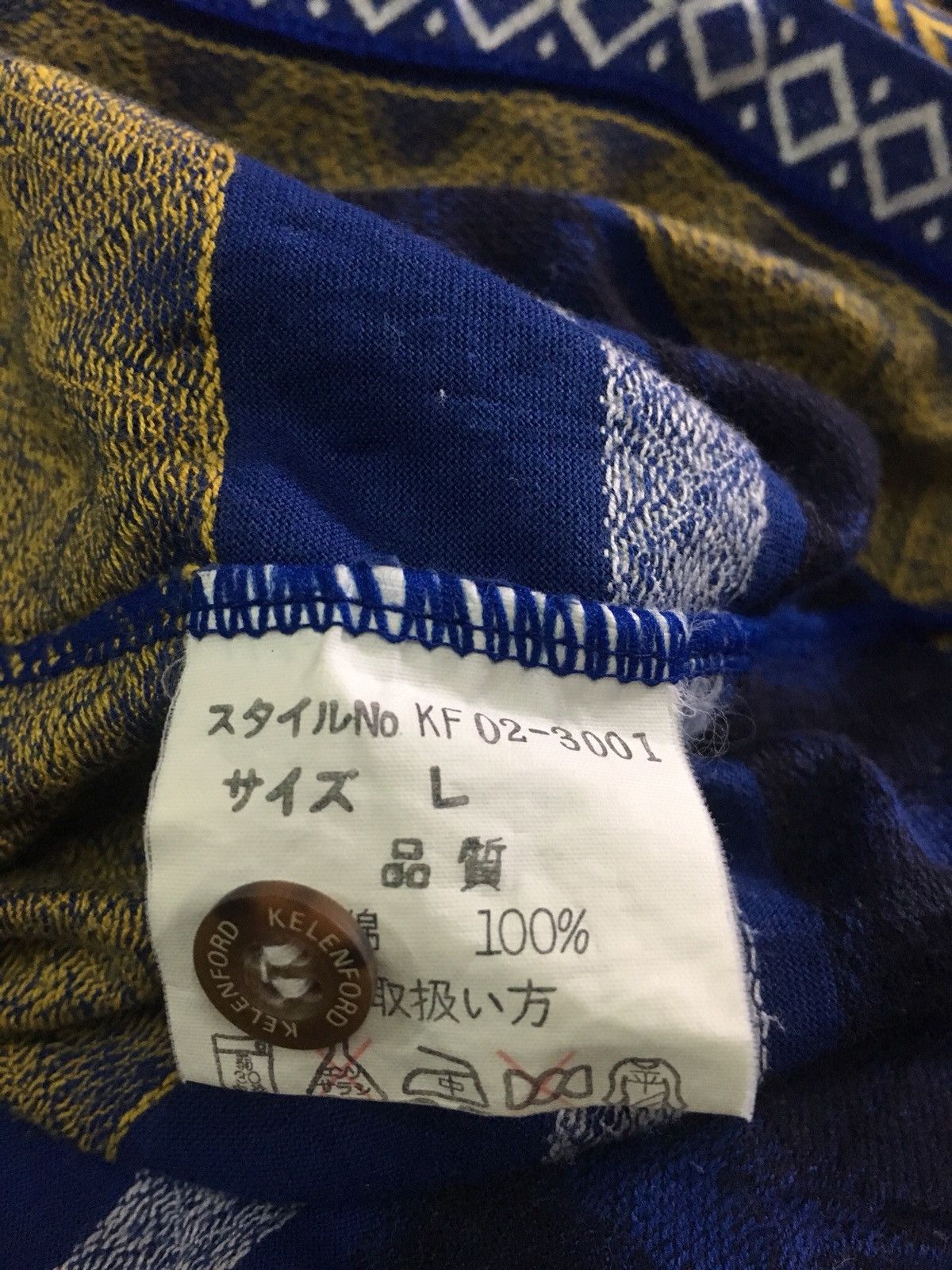Vintage Vintage Kelenford Japan Golf Shirt Rare Design Classic Size US L / EU 52-54 / 3 - 6 Thumbnail