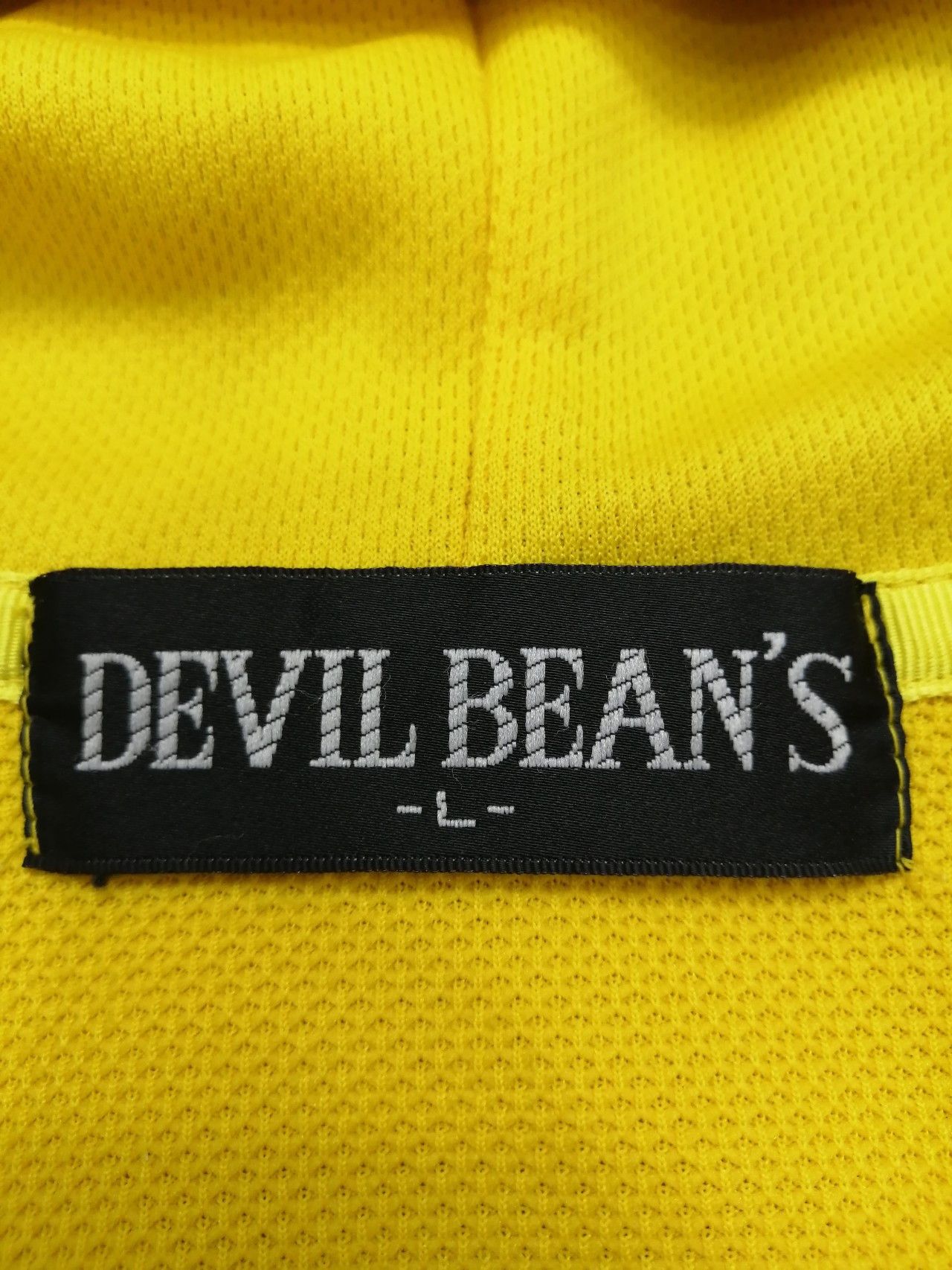 Japanese Brand DEVIL BEAN'S Short Sleeve Zipper Hoodie Size US L / EU 52-54 / 3 - 4 Thumbnail