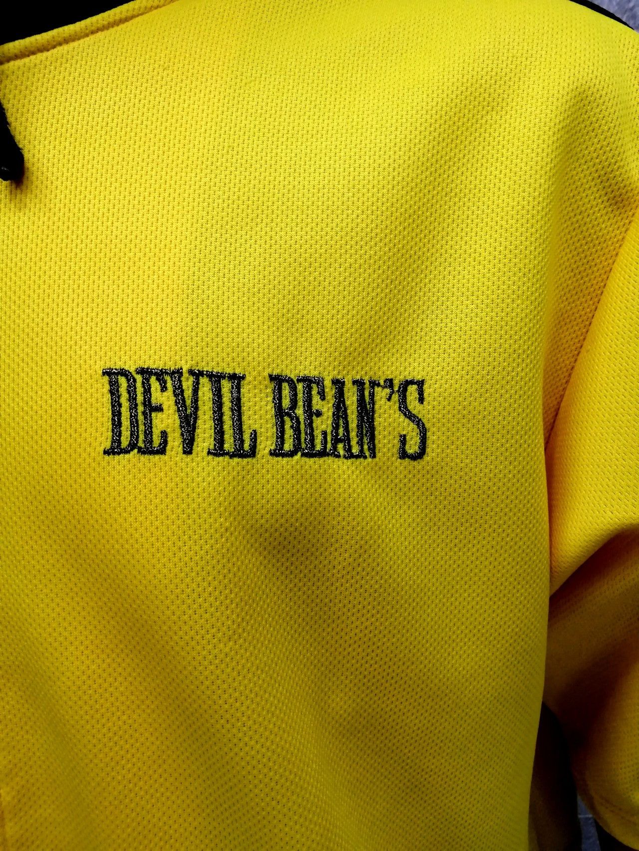 Japanese Brand DEVIL BEAN'S Short Sleeve Zipper Hoodie Size US L / EU 52-54 / 3 - 3 Thumbnail