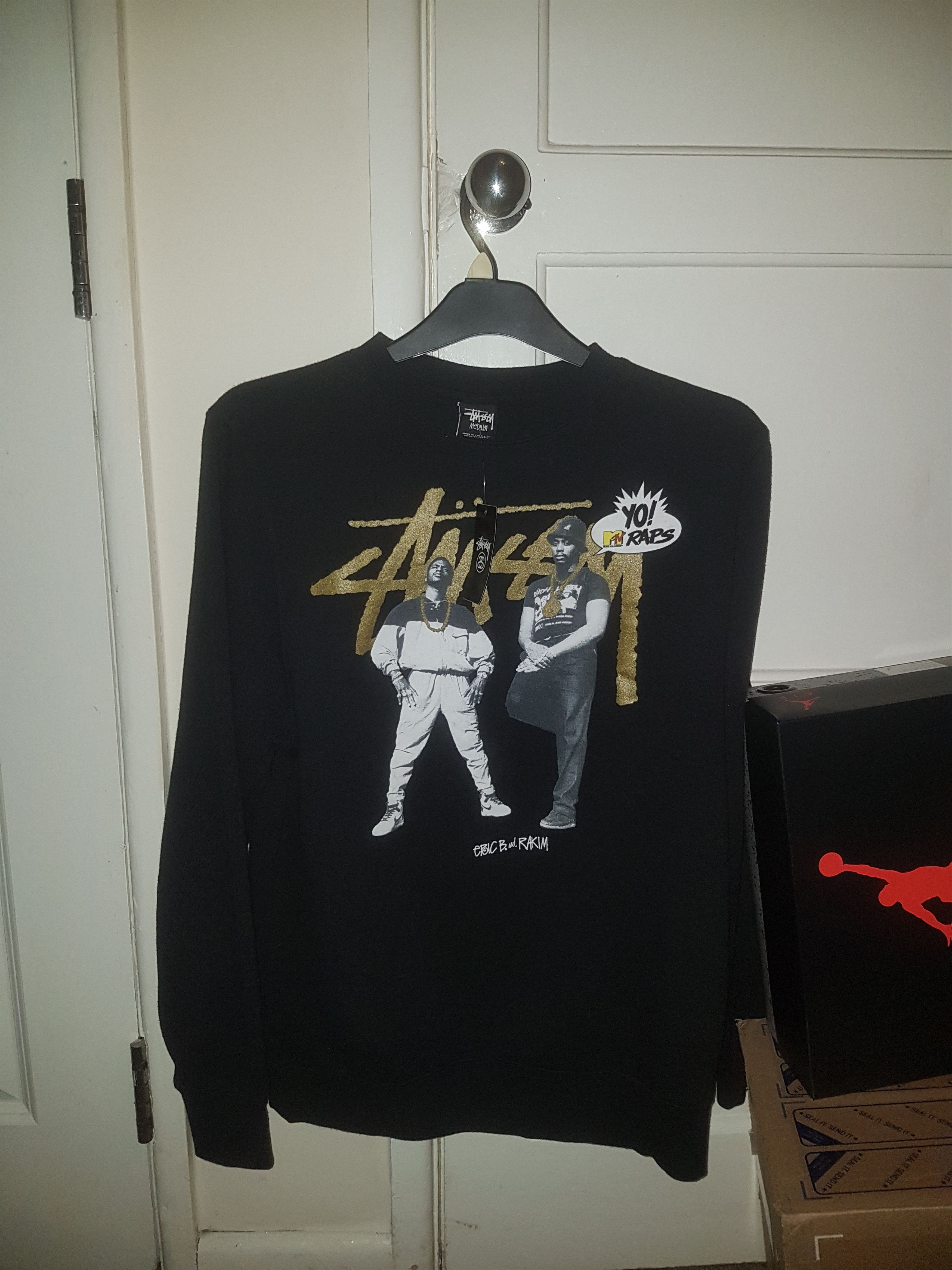 Stussy Stussy x Yo! MTV Raps Eric B & Rakim crewneck | Grailed