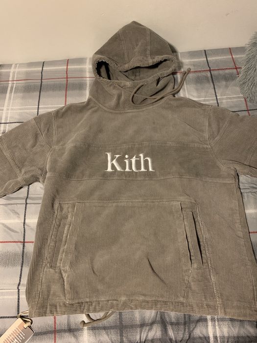 Kith KITH CORDUROY DOUBLE POCKET HOODIE | Grailed