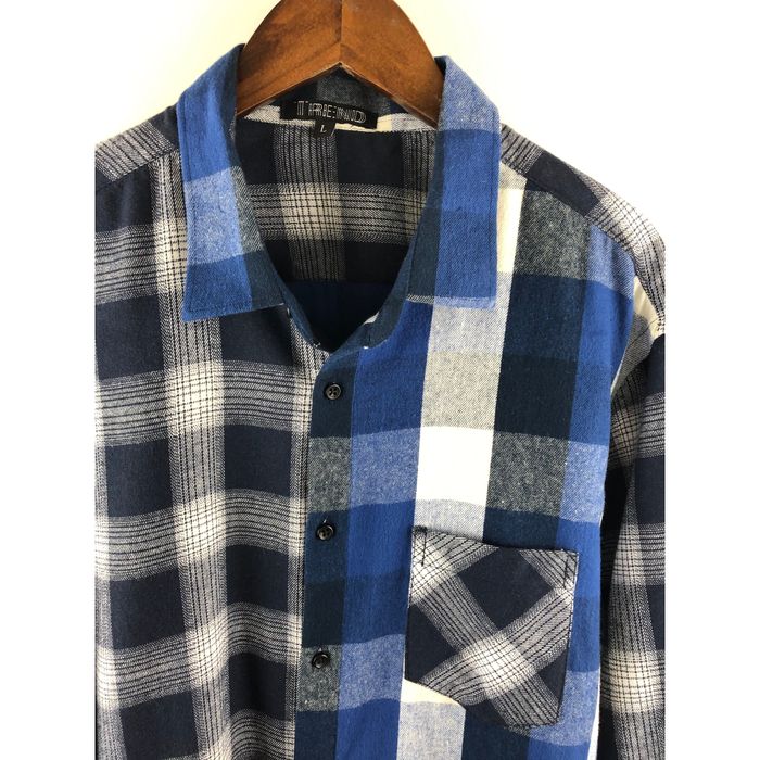 Vintage Custom Stitching Flannel shirt- streetwear shirt, Size: L | Grailed