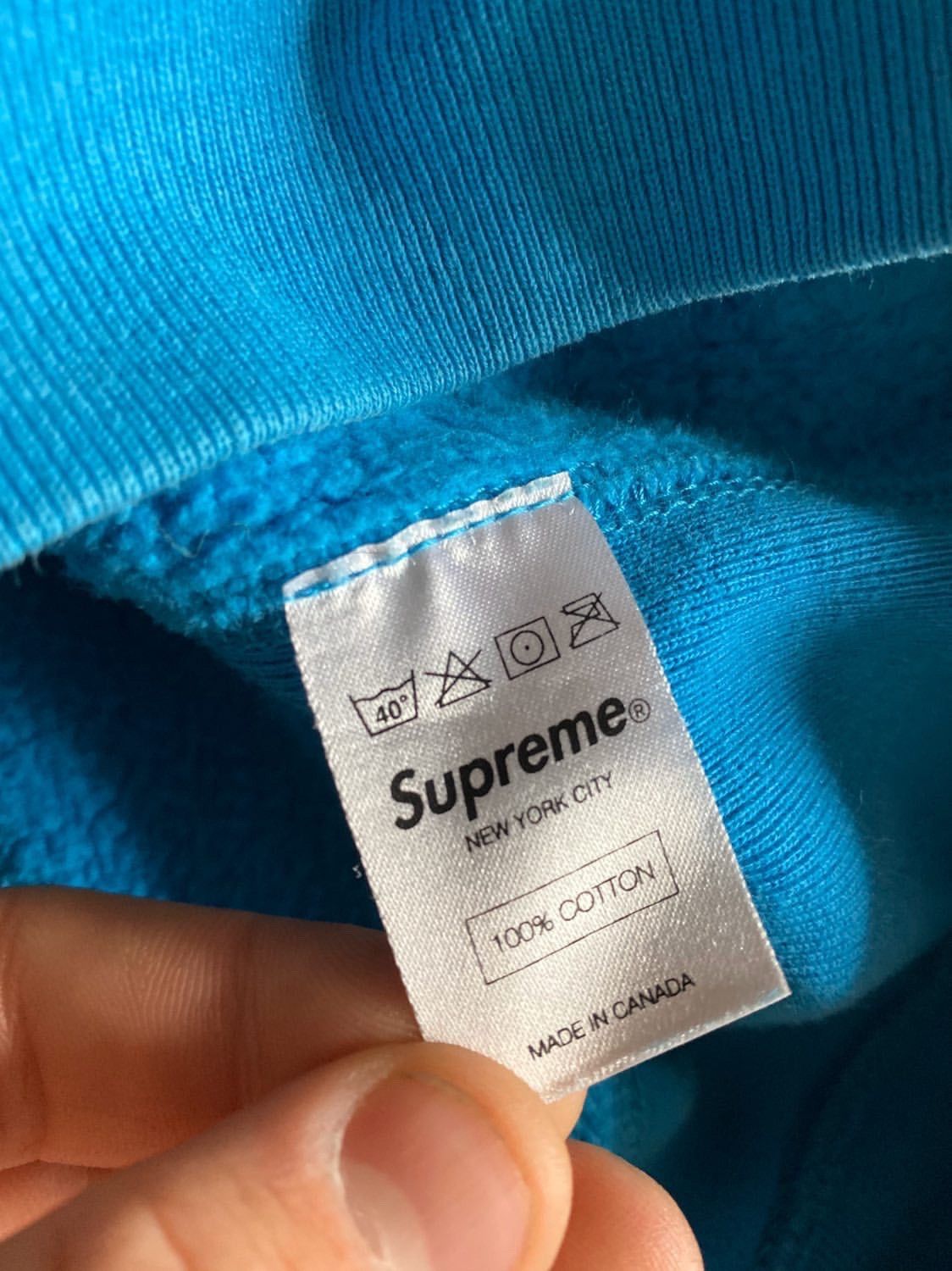 Supreme Teal supreme box logo hoodie Size US M / EU 48-50 / 2 - 10 Preview