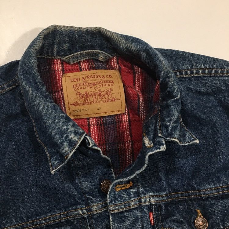 Levi's × Vintage Vintage Levi’s Flannel Lined Denim Jacket Size US M / EU 48-50 / 2 - 3 Thumbnail