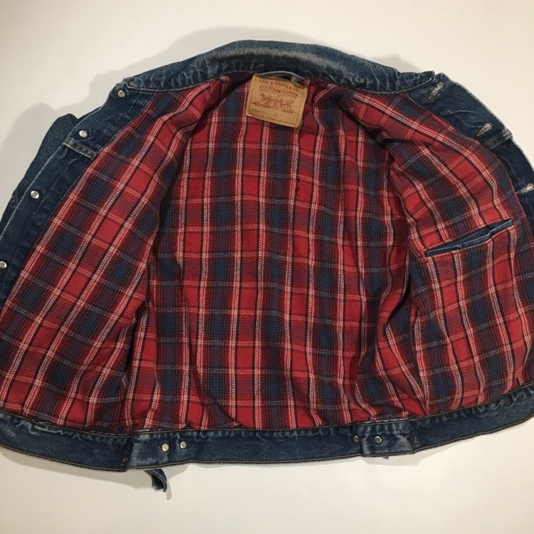 Levi's × Vintage Vintage Levi’s Flannel Lined Denim Jacket Size US M / EU 48-50 / 2 - 2 Thumbnail