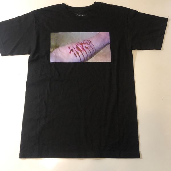 Slayer Pleasures Small black Slayer Wrist T-Shirt | Grailed