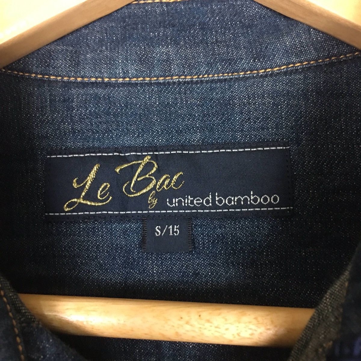 Le Bac by United Bambo Indigo Blue Denim Shirt