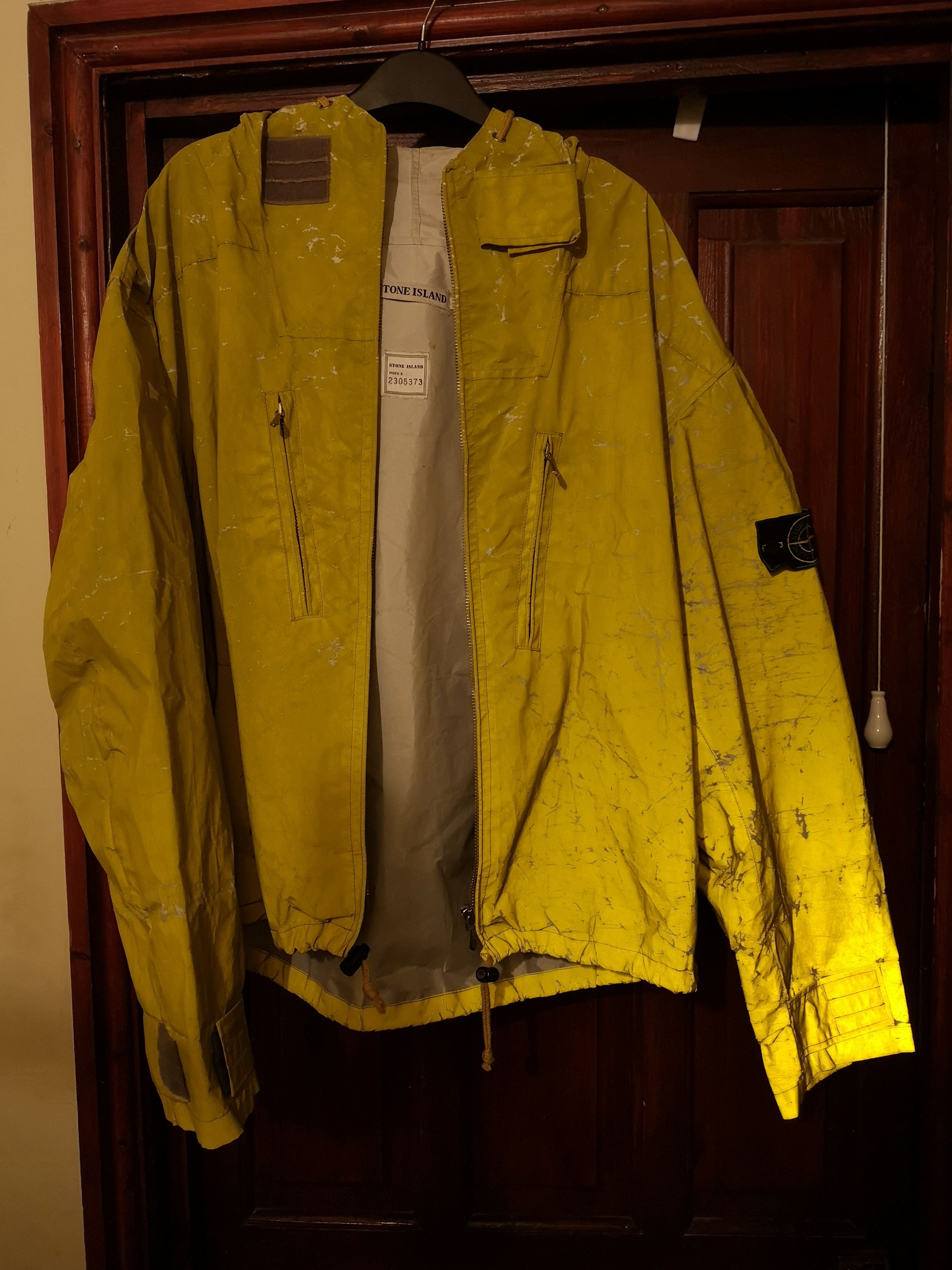 1992年stone island vintage リフレクターコート