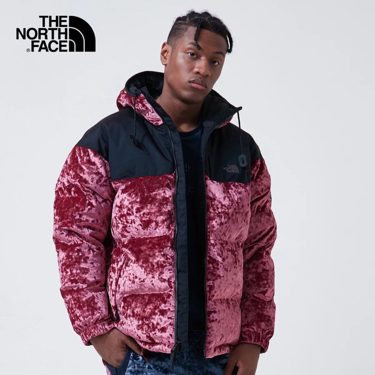 Velvet nuptse cheap