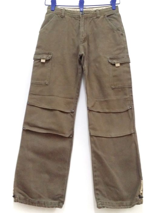 Japanese Brand Sunny Clouds Utility Cargo Brown Bondage Distressed Pant ...