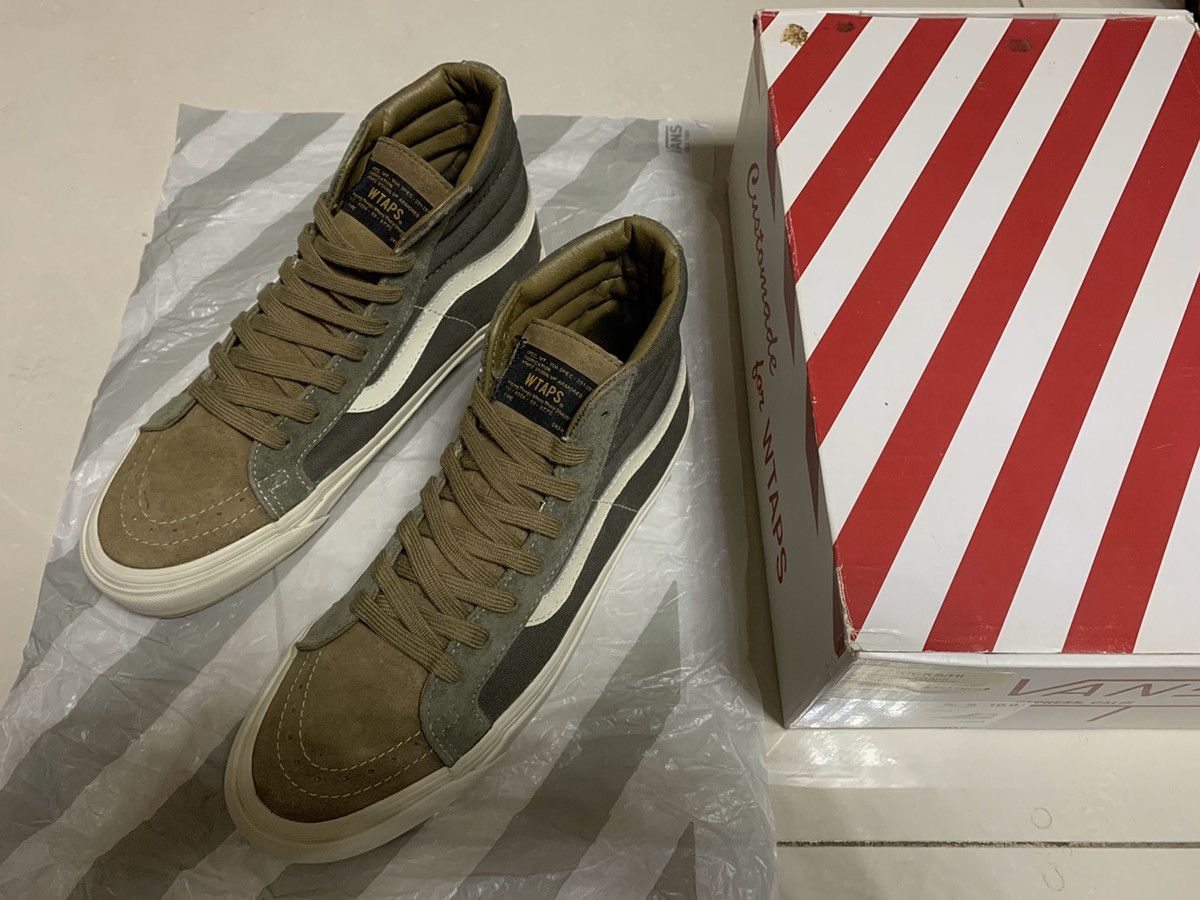 Vans 2013AW Wtaps X Vans Vault SK8-HI OG SK8-HI LX Olive Drab | Grailed