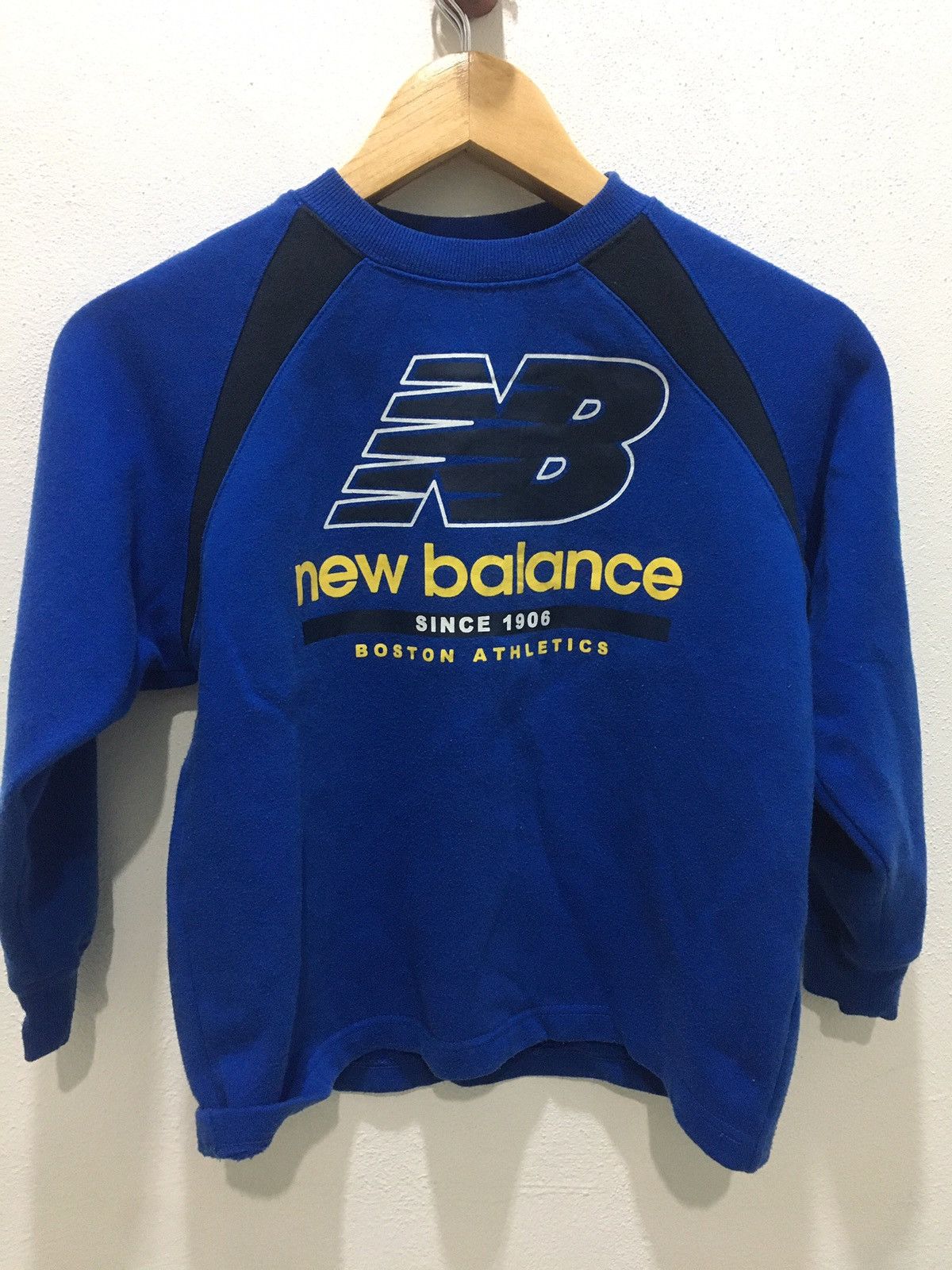 New Balance × Vintage Vintage New Balance Crewneck Sweatshirt Pullover Sweater Size US S / EU 44-46 / 1 - 1 Thumbnail
