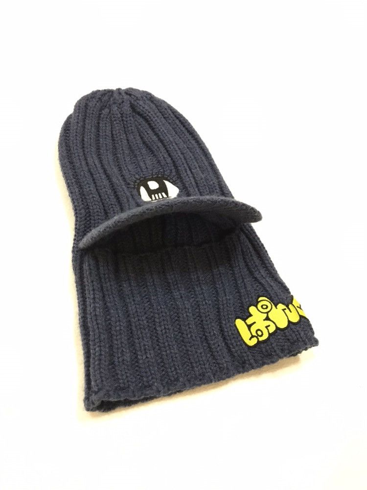 Japanese Brand PUNK DRUNKERS KNITTED BEANIE FREE SIZE Size ONE SIZE - 1 Thumbnail