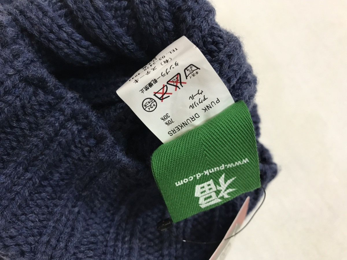 Japanese Brand PUNK DRUNKERS KNITTED BEANIE FREE SIZE Size ONE SIZE - 5 Thumbnail